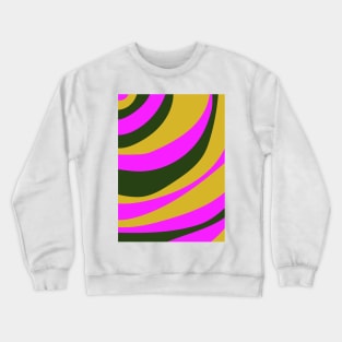 Curved stripes V Crewneck Sweatshirt